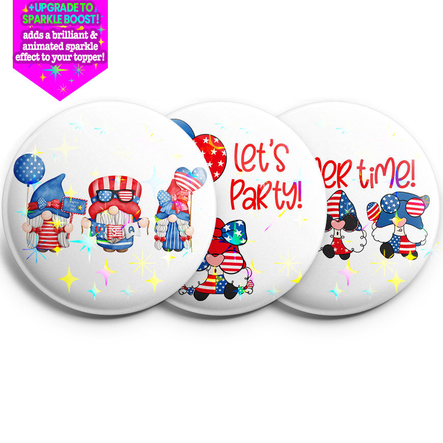 Freedom Gnomes 3-Pack - - Topperswap