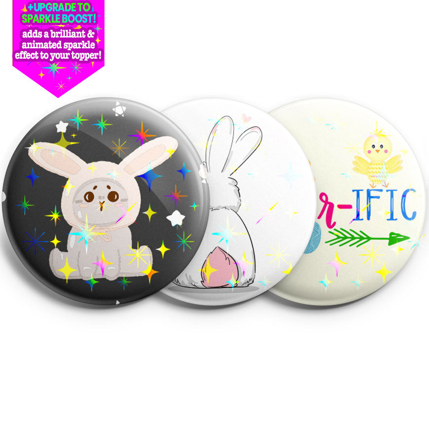 Fuzzy Friends Easter 3-Pack - - Topperswap