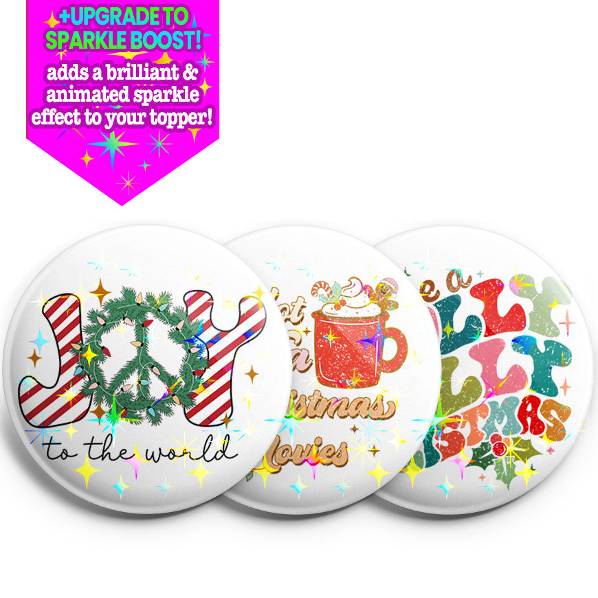 Holly Jolly Trio Topper 3-Pack (Save 5%) -  - Topperswap