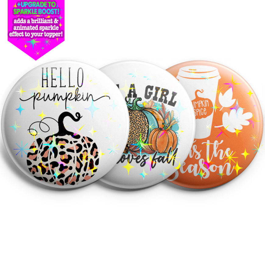 Pumpkin 3-Pack (Save 5%) - Make them Sparkle! - Topperswap