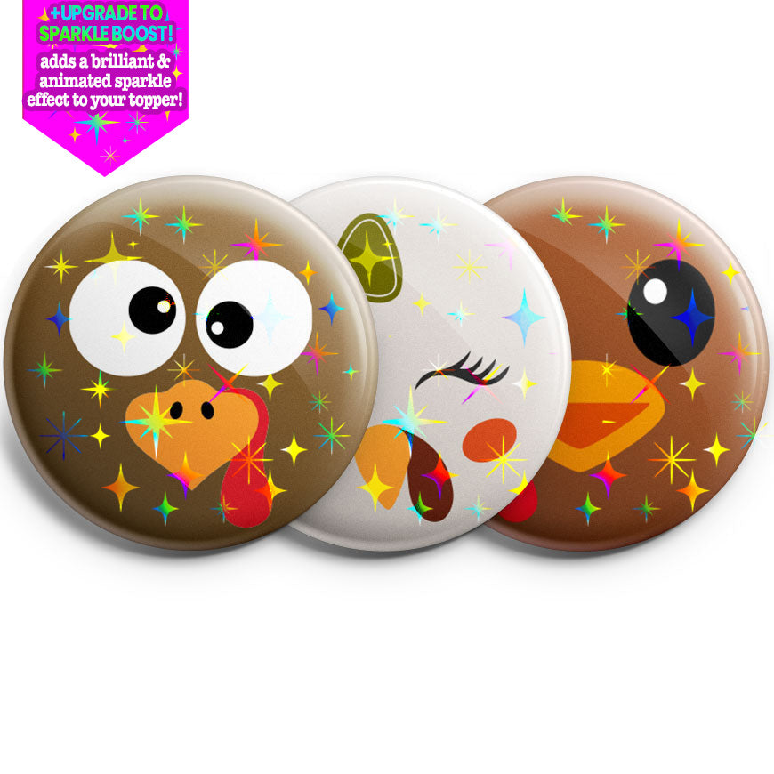 Triple Turkey Tease Topper 3-Pack (Save 5%) - - Topperswap