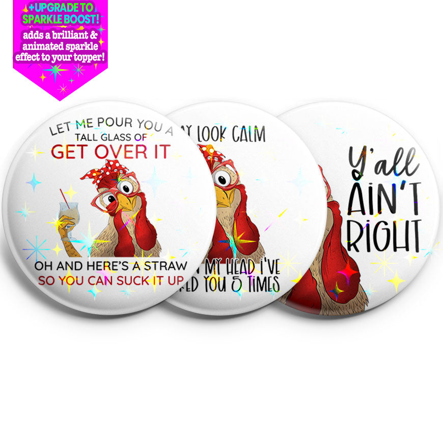Sassy Chick 3-Pack - - Topperswap