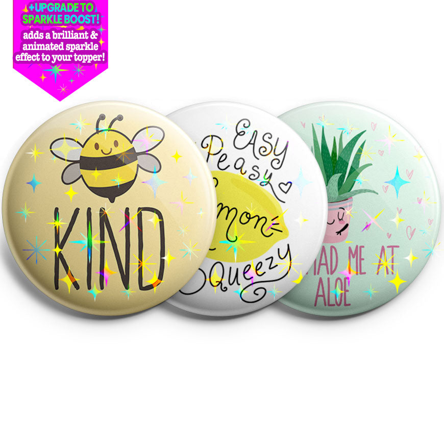 Kind Pun 3-Pack (Save 5%) - Make them Sparkle! - Topperswap