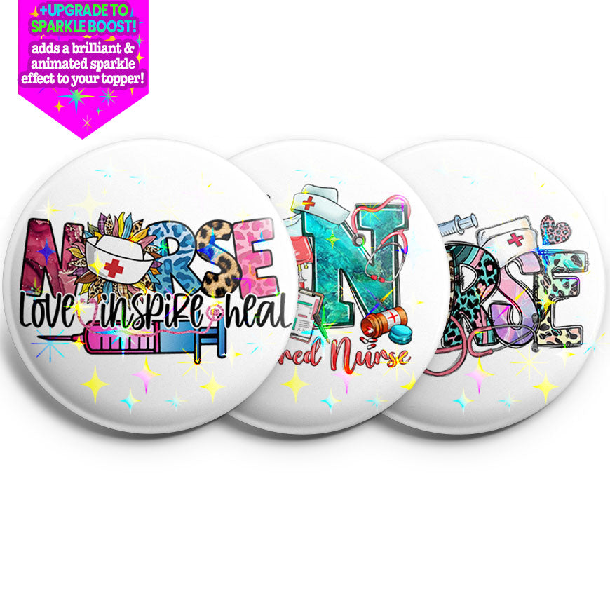 Vibrant Nurse 3-Pack (Save 5%) - - Topperswap