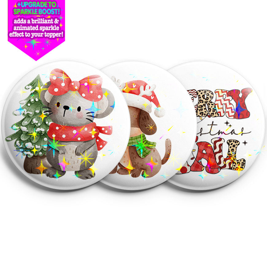 Festive Friends Topper 3-Pack (Save 5%) - - Topperswap