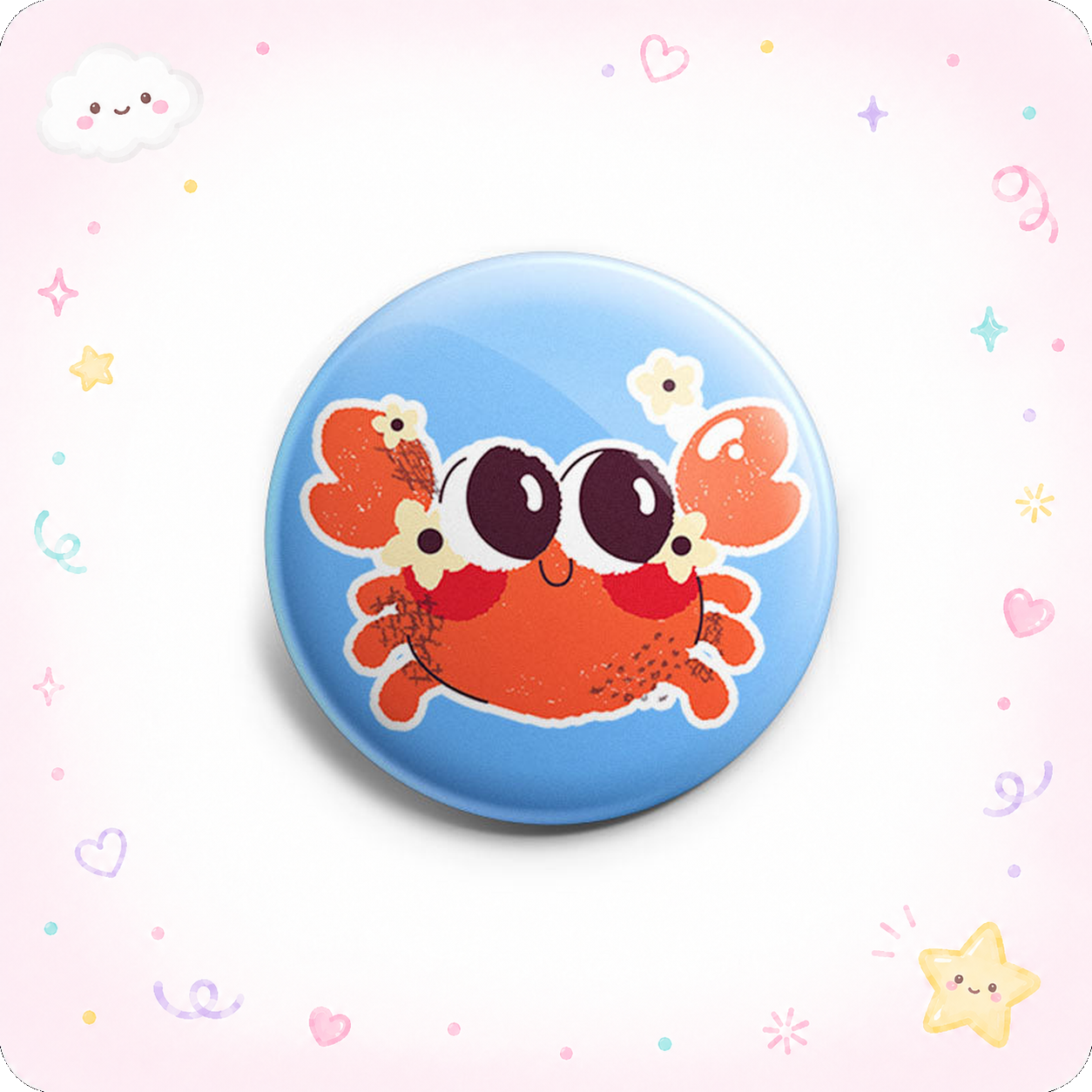Cheerful Crab Topper - - Topperswap