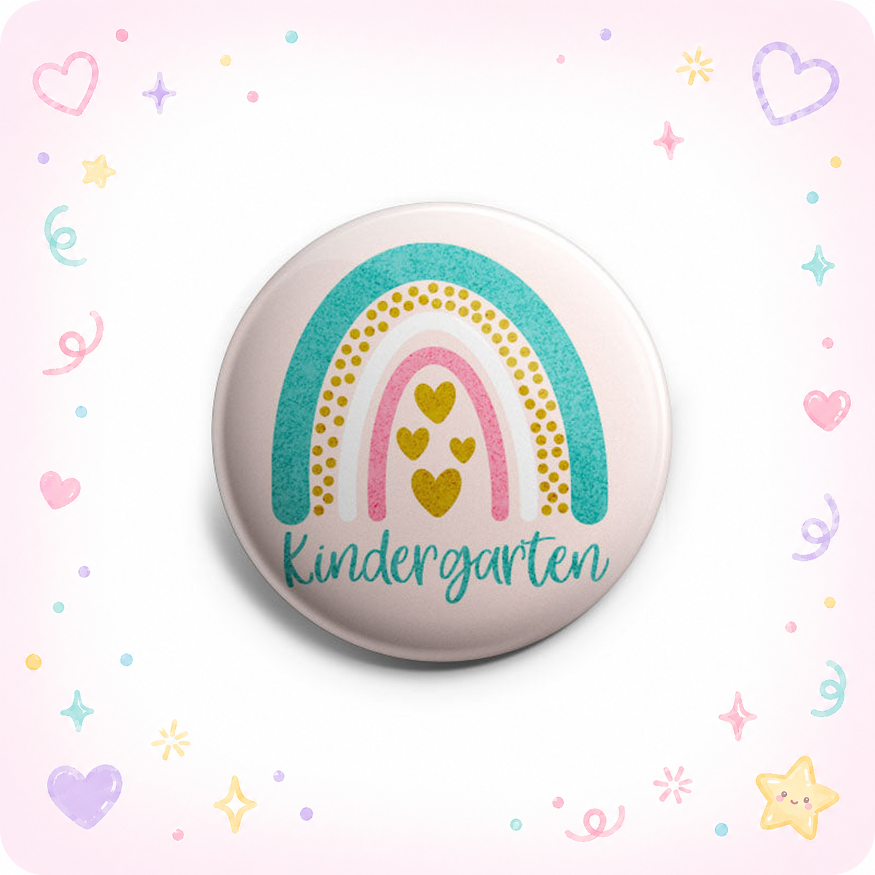 Kindergarten Rainbow Topper - - Topperswap