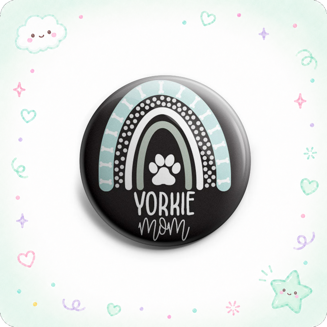Yorkie Mom Topper - - Topperswap