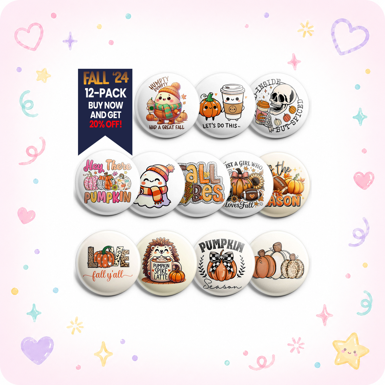 Autumn Essentials Topper 12-Pack (Save 20%) - - Topperswap