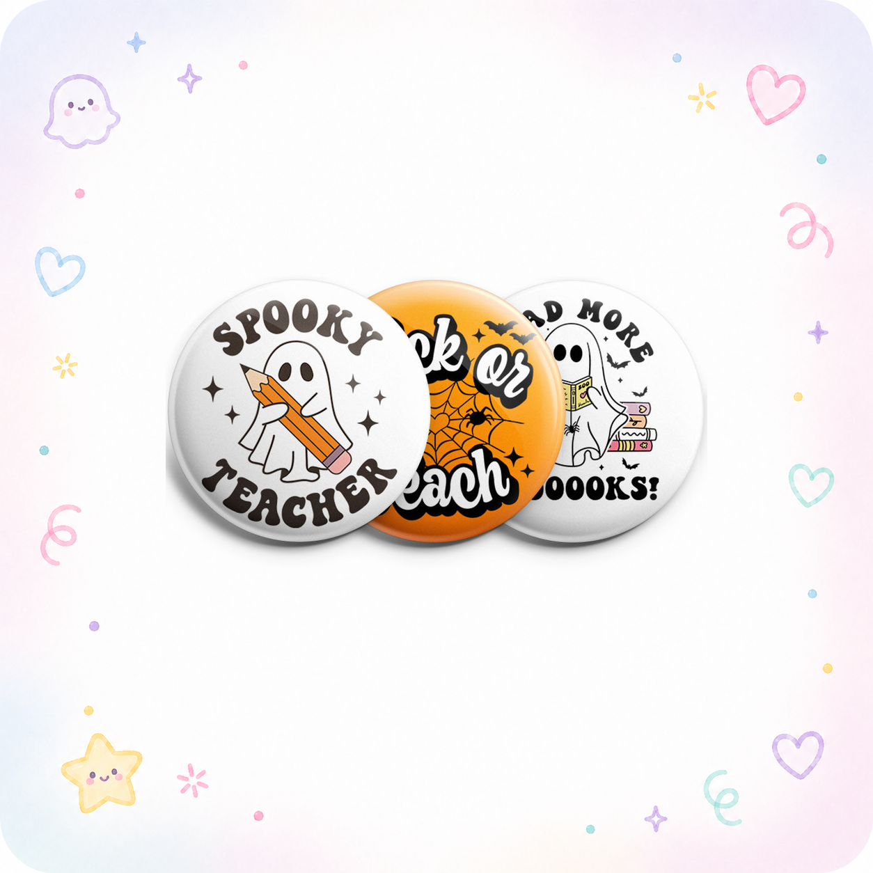 Spooky Teacher Topper 3-Pack (Save 5%) - - Topperswap