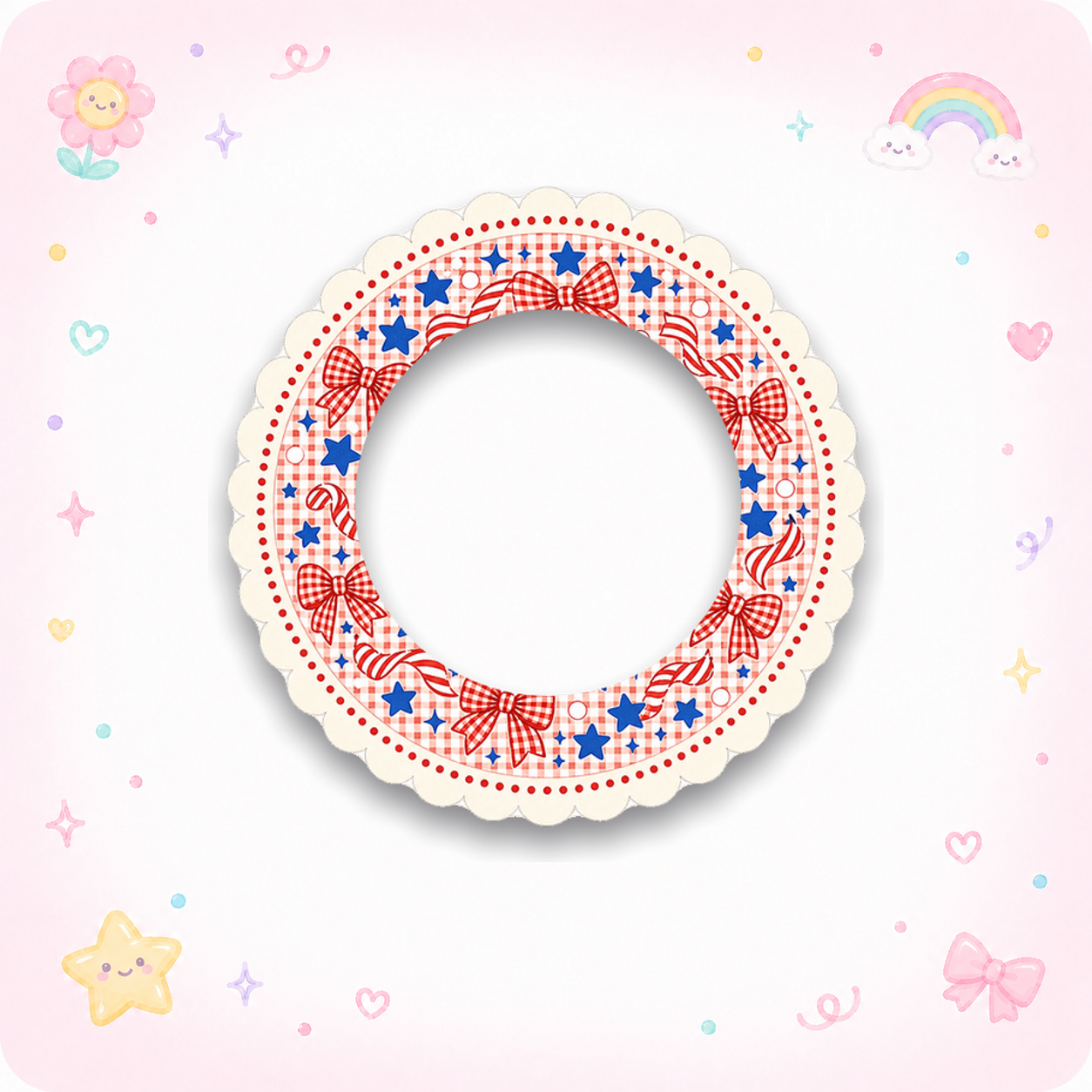 patriotic USA text Swapper Frame - - Topperswap