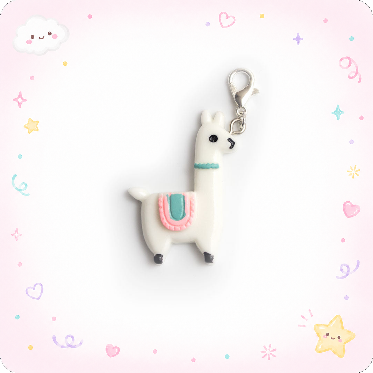 Llama Charm Badge Reel Add-on - - Topperswap