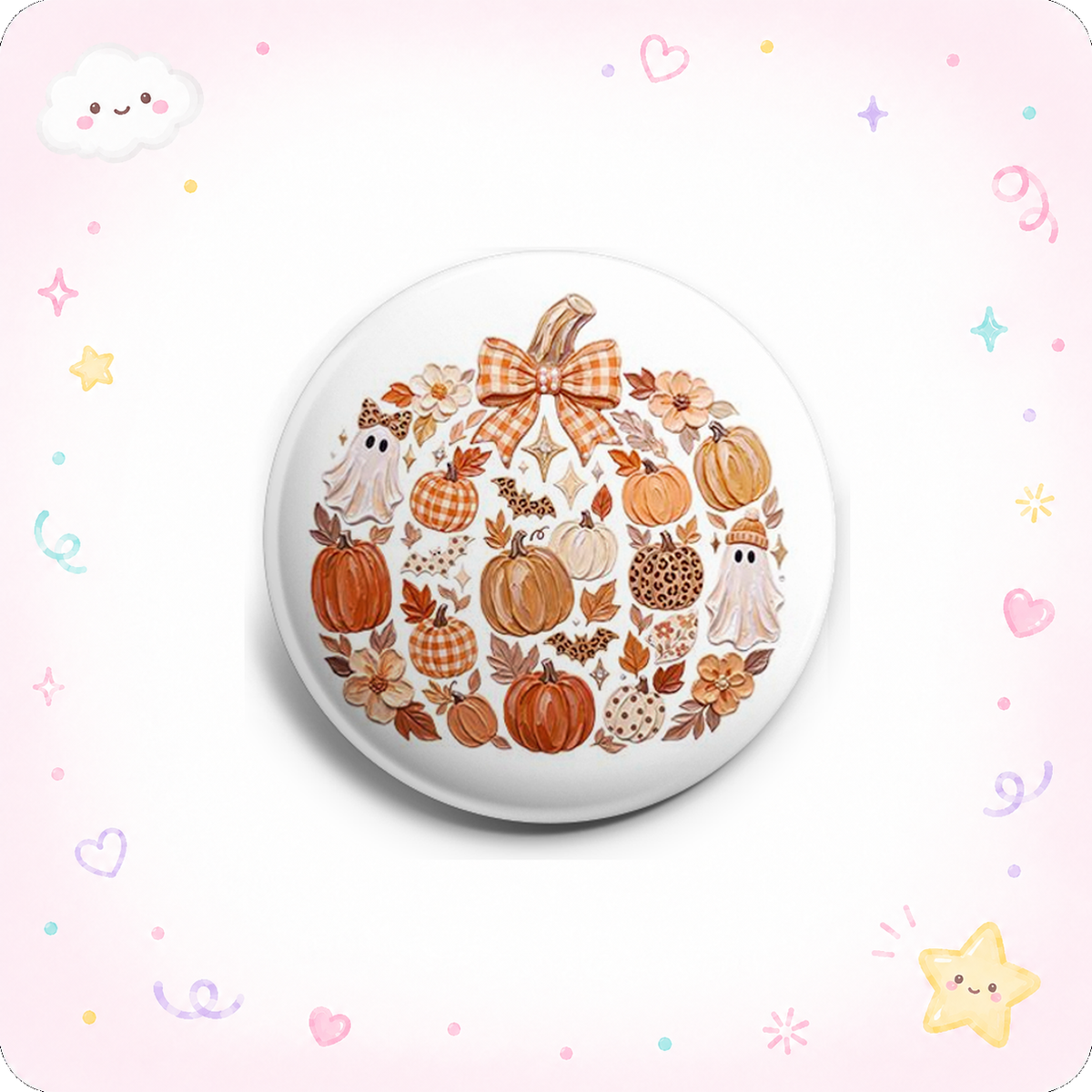 Pumpkin Patch Ghosts Topper - - Topperswap