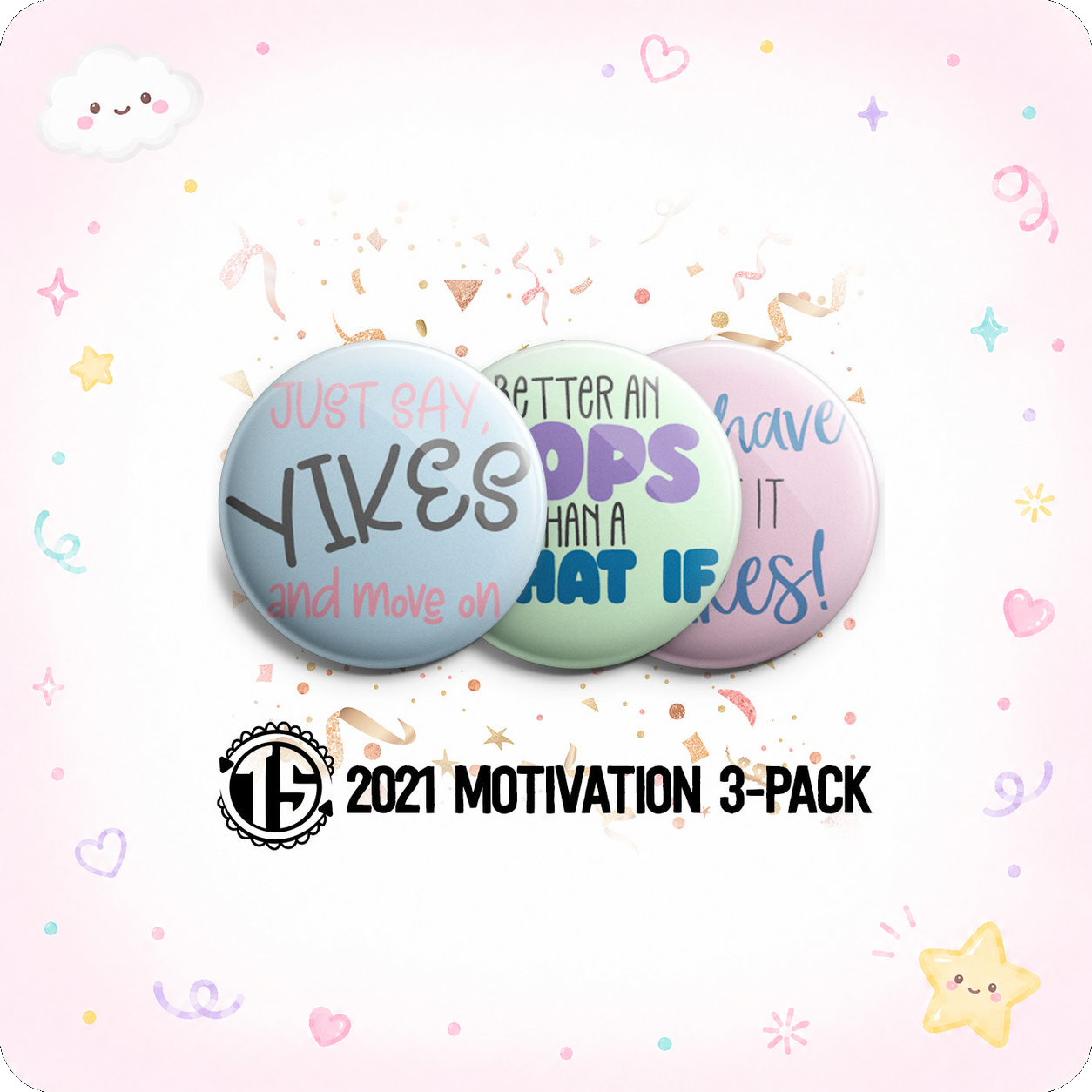 2021 Motivation 3-Pack (Save 5%) - - Topperswap