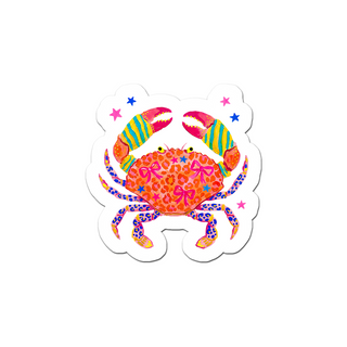 Crabby Caffeine Queen Sticker