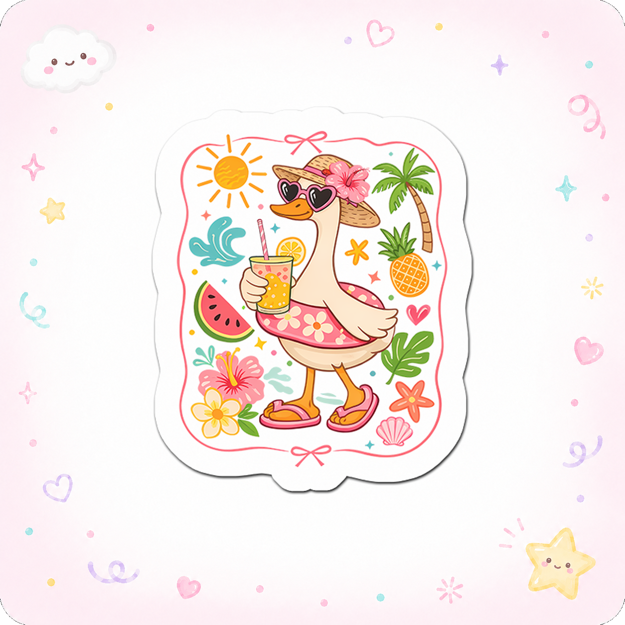 Tropical Vibes Guru Sticker - - Topperswap