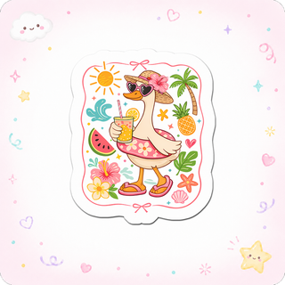 Tropical Vibes Guru Sticker