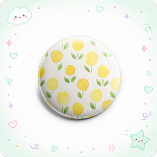 Sunshine Watercolor Florals Topper