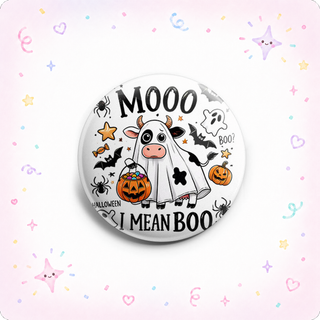 Mooo I Mean Boo Topper