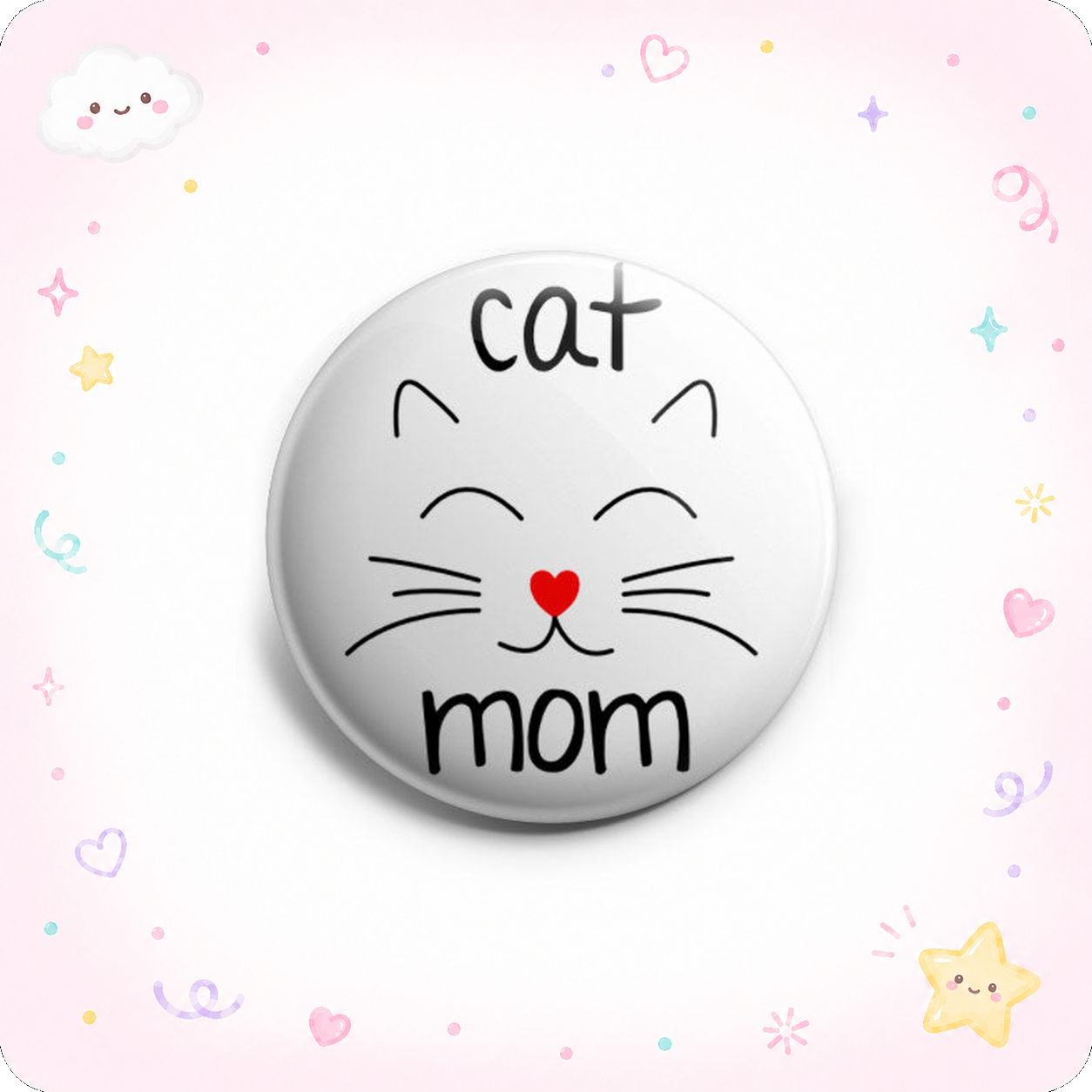 Cute Cat Mom Topper - - Topperswap