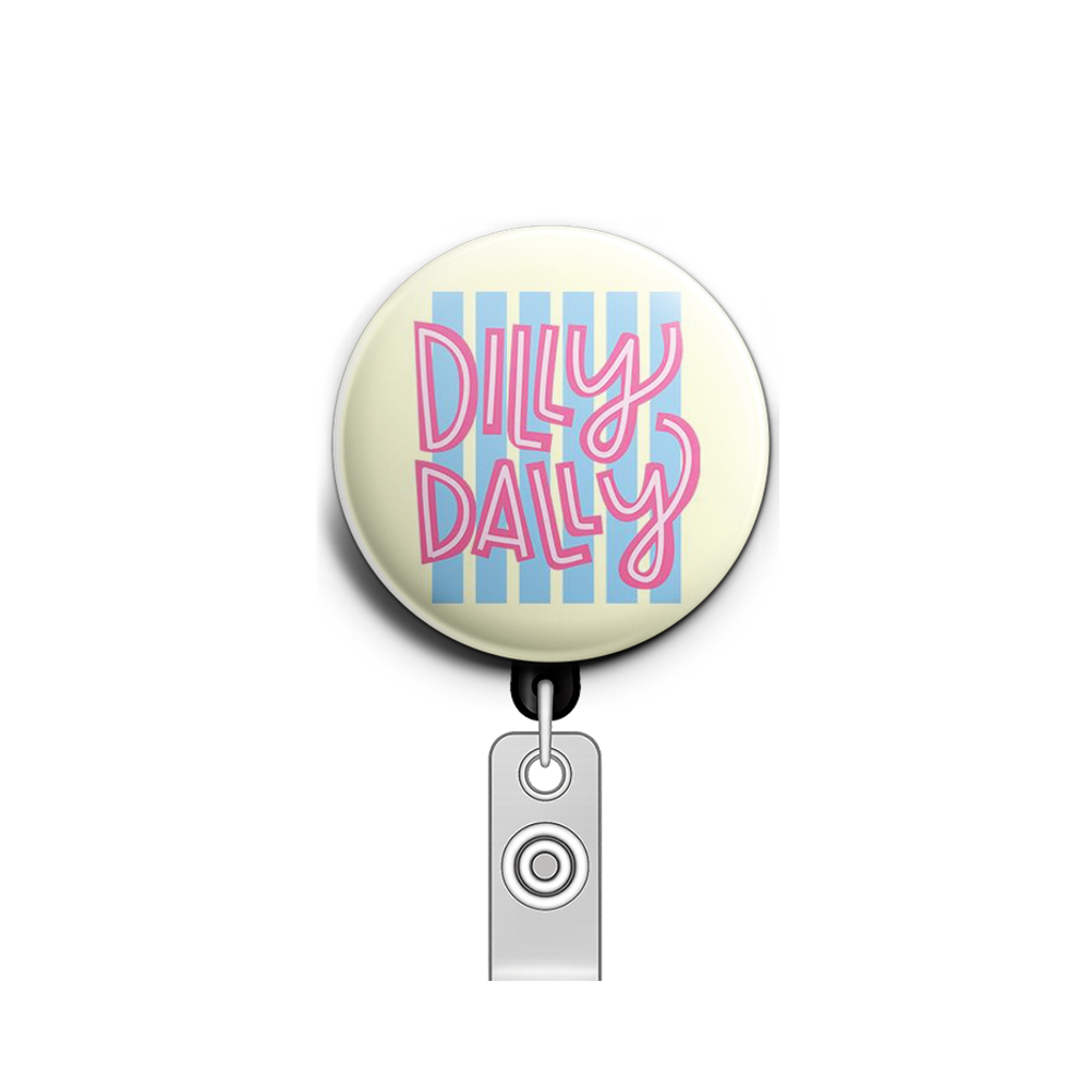 Procrastination Prodigy Swapfinity Retractable ID Badge Reel - - Topperswap