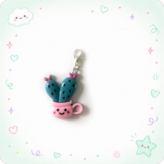 Smiley Cactus Charm Add-on