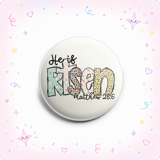 Risen Christ Scripture Topper