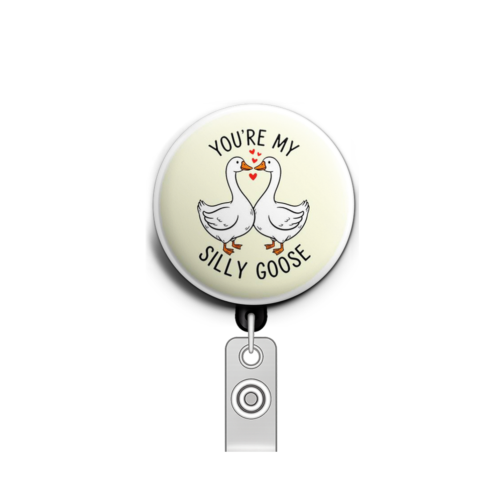 Honking Love Swapfinity Retractable ID Badge Reel - - Topperswap