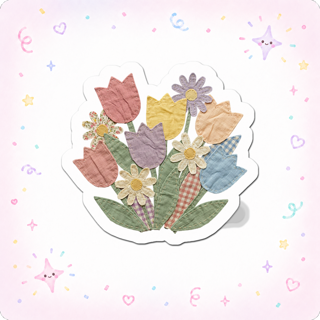Floral Daydream Queen Sticker - - Topperswap