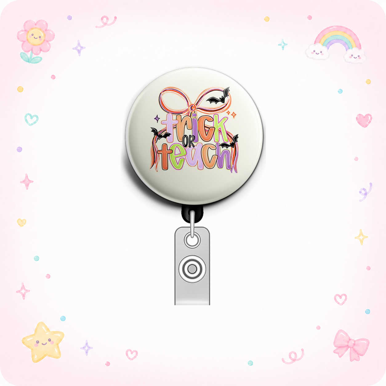 Spellbinding Swapfinity Retractable ID Badge Reel - - Topperswap