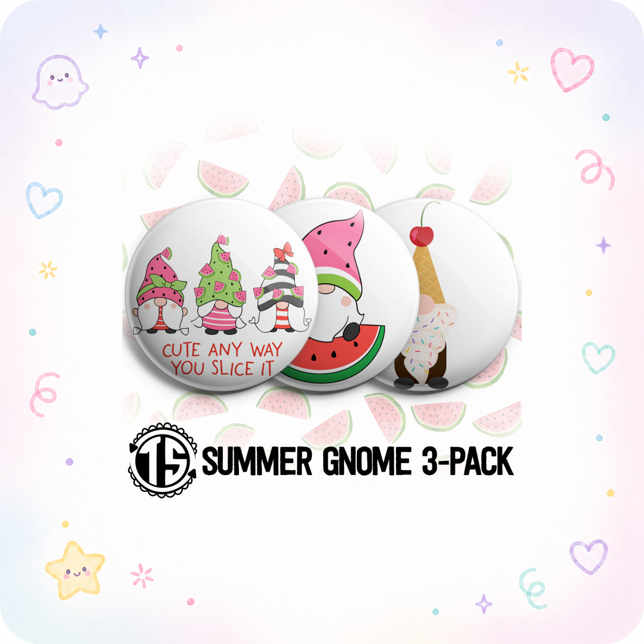 Summer Gnome 3-Pack (Save 5%) - - Topperswap