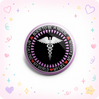 Born To Be A Nurse Topper