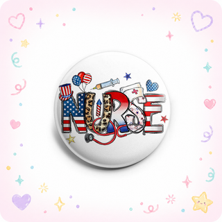 Patriotic Nurse Topper