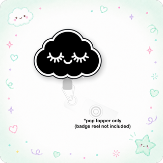 Black Cloud Pop Topper