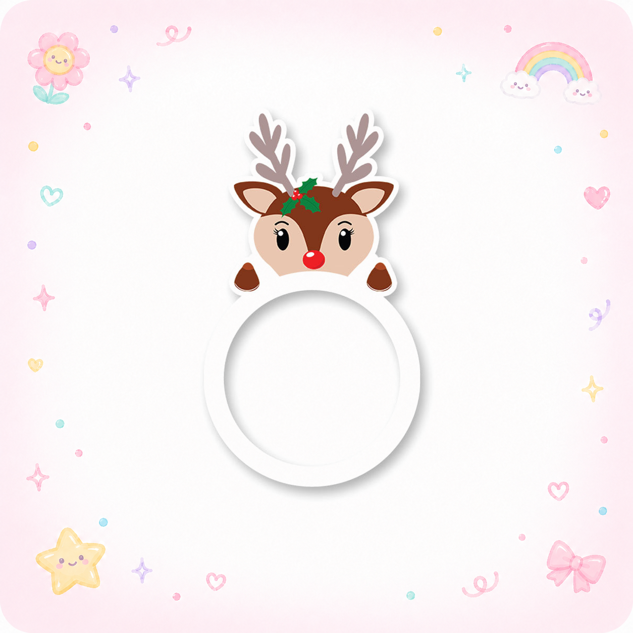 Holly the Reindeer Swapfinity Swapper Frame - - Topperswap