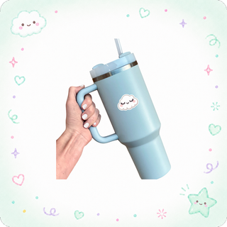 White Cloud Sticker