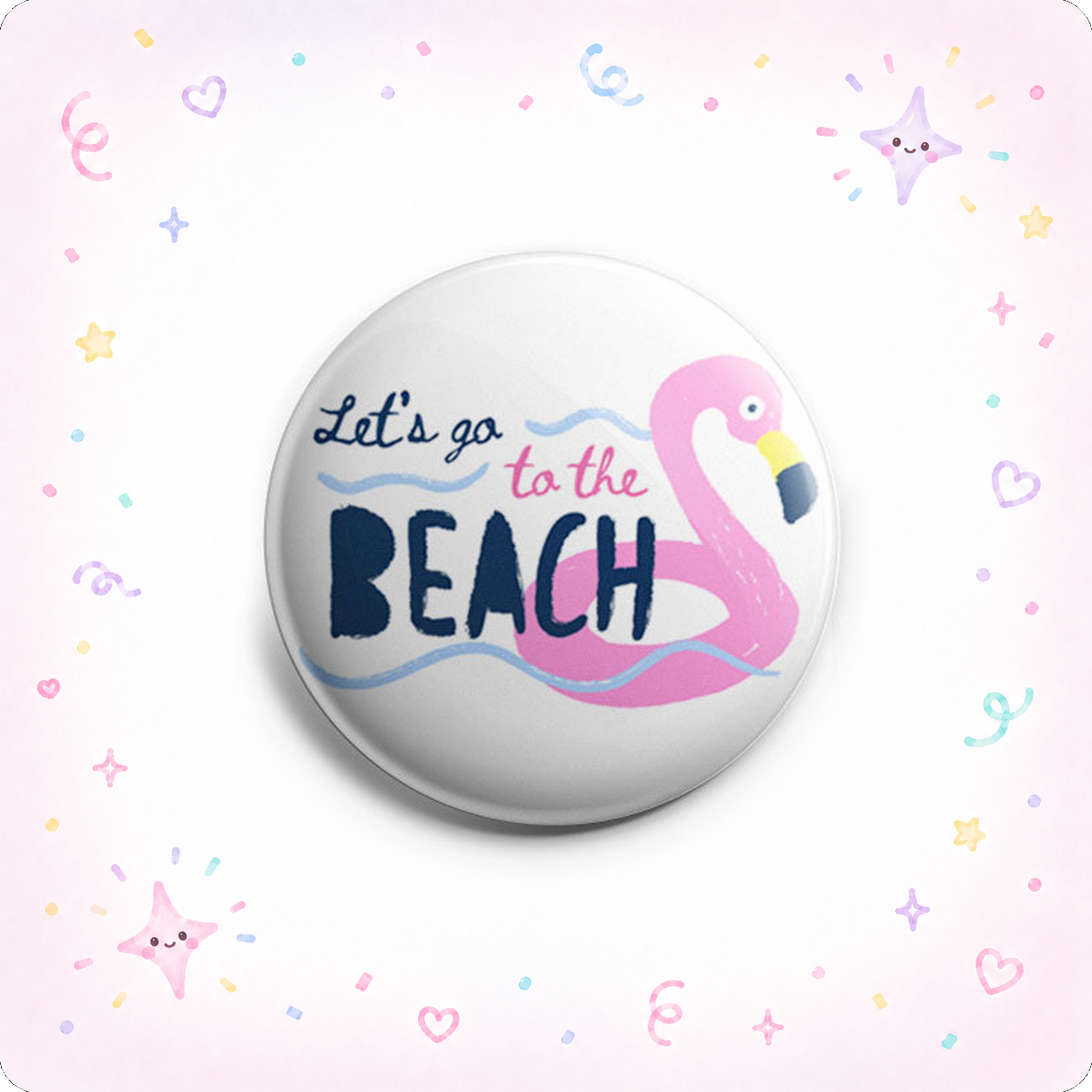 Beach Flamingo Topper - - Topperswap