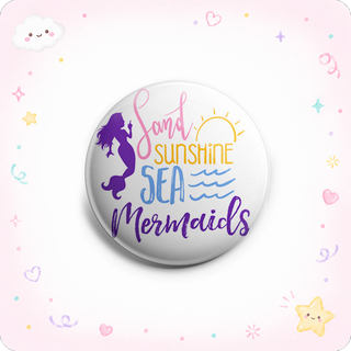 Sand Sunshine Mermaids Topper