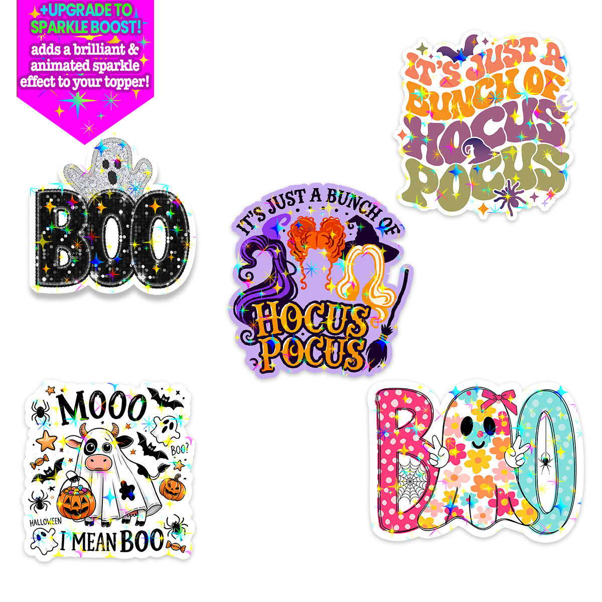Halloween Icons Sticker 5-Pack - - Topperswap