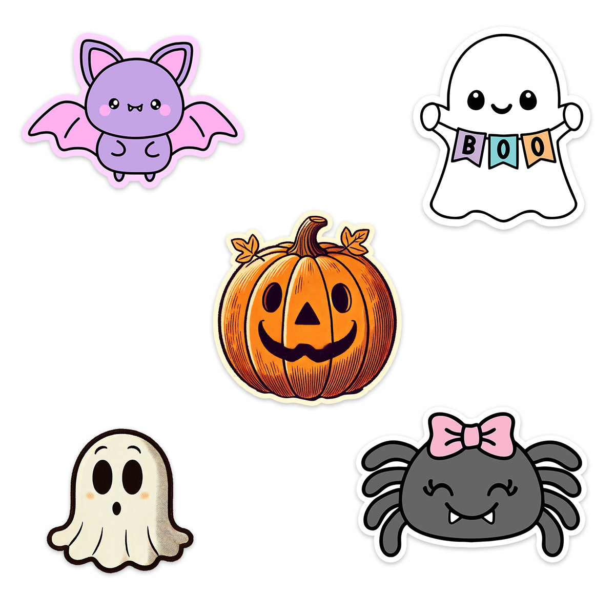 Spooky Squad Sticker 5-Pack - - Topperswap