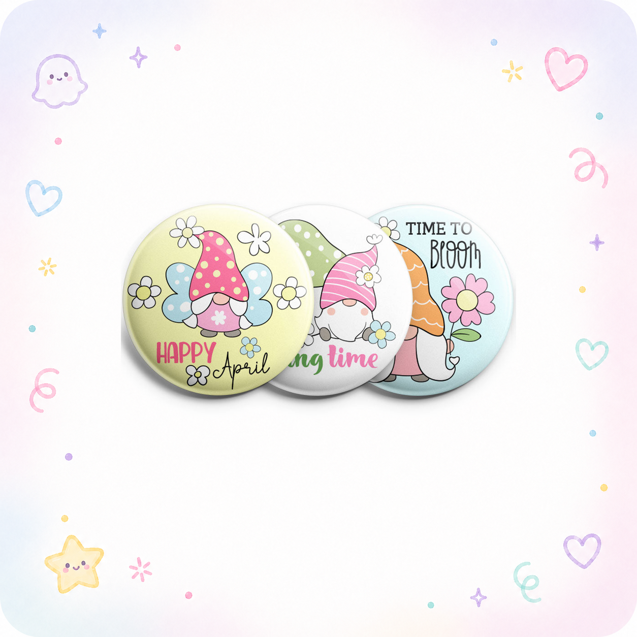 Spring Gnomes 3-Pack (Save 5%) - - Topperswap