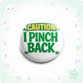 Caution I Pinch Back Topper