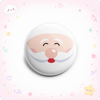 Jolly Santa Face Topper