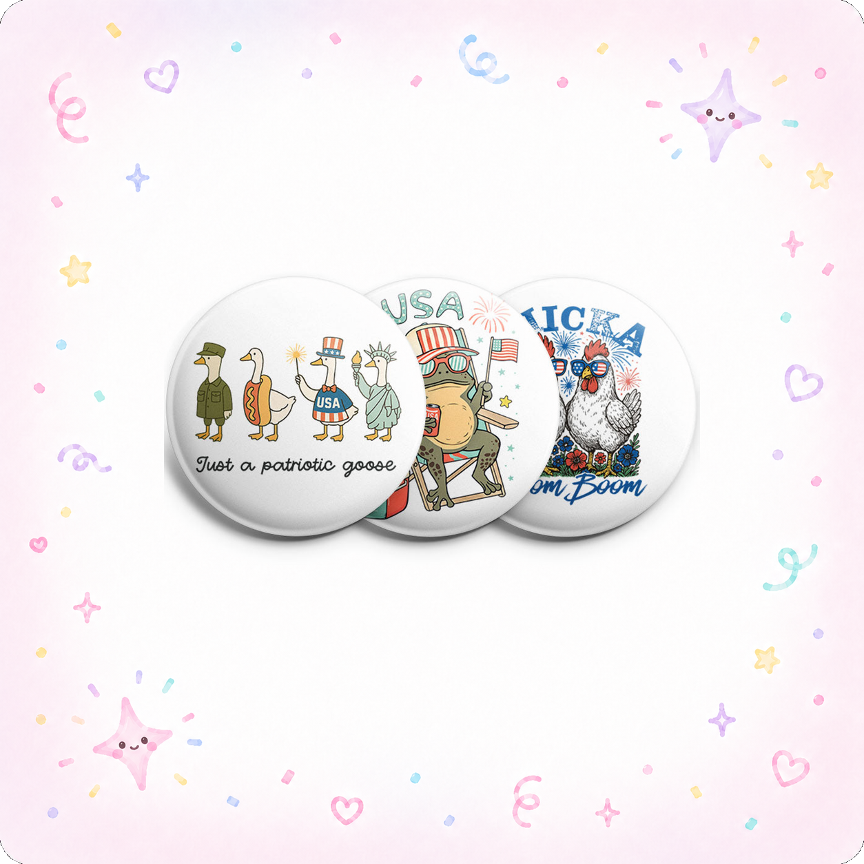 Freedom Friends Topper 3-Pack (Save 5%) - - Topperswap