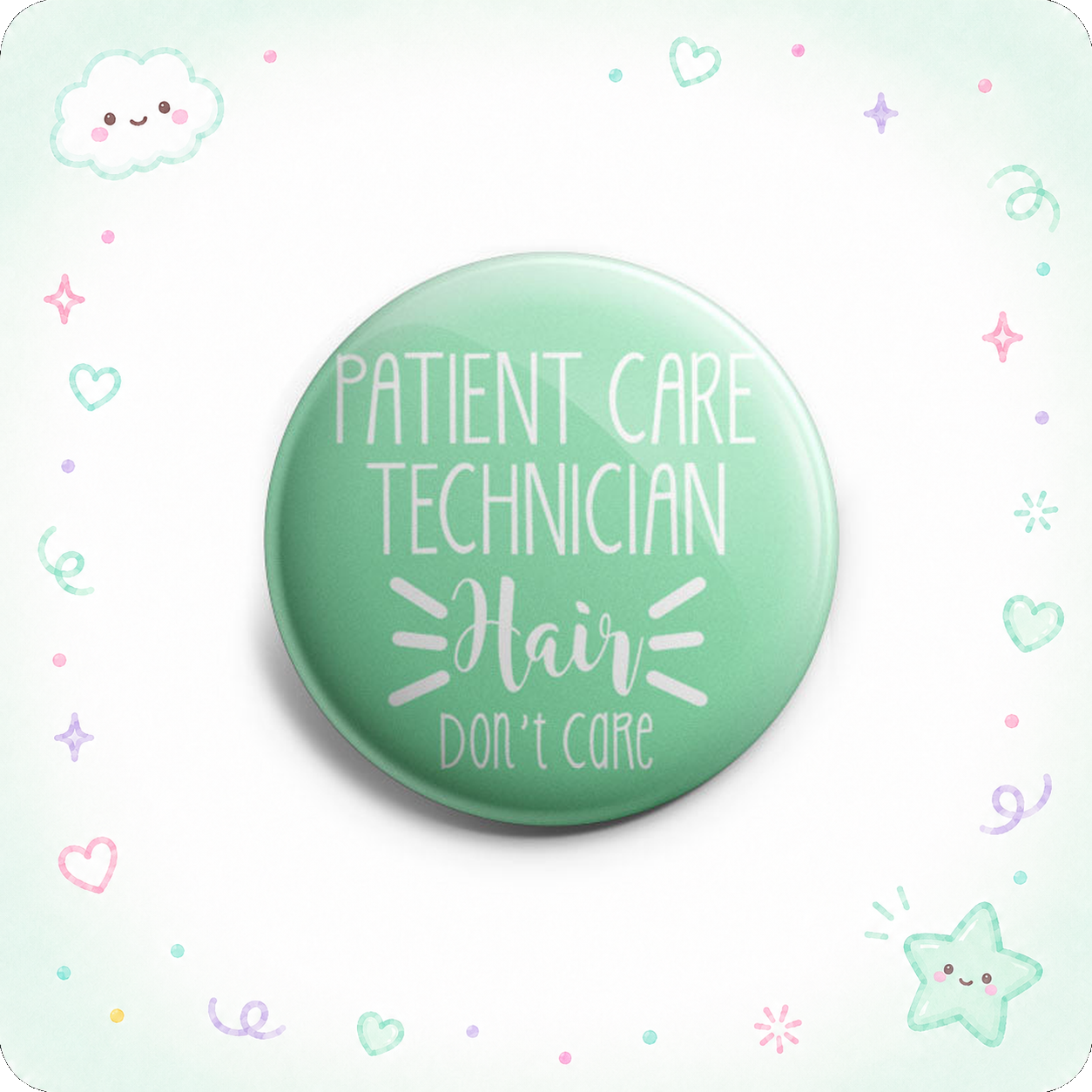 Patient Care Technician Hair Topper - - Topperswap
