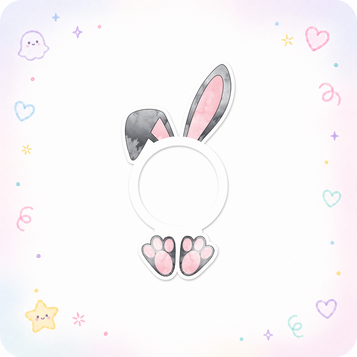 Gray Bunny Ears Swapper - - Topperswap