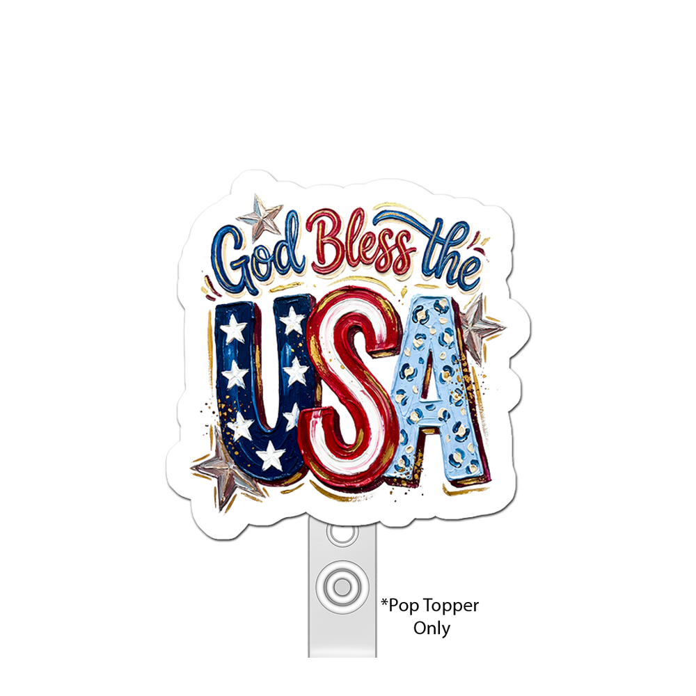 Patriotic Powerhouse Pop Topper - - Topperswap