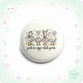Egg-cited Goose Topper