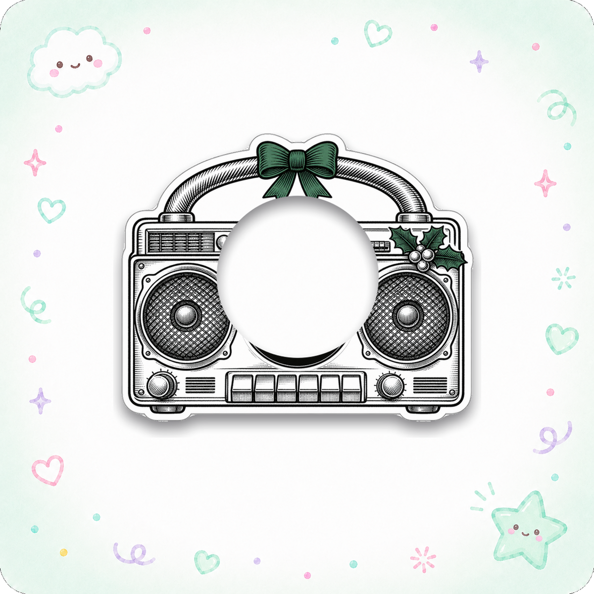 Matching Frame — Deck the Halls (Silhouette)