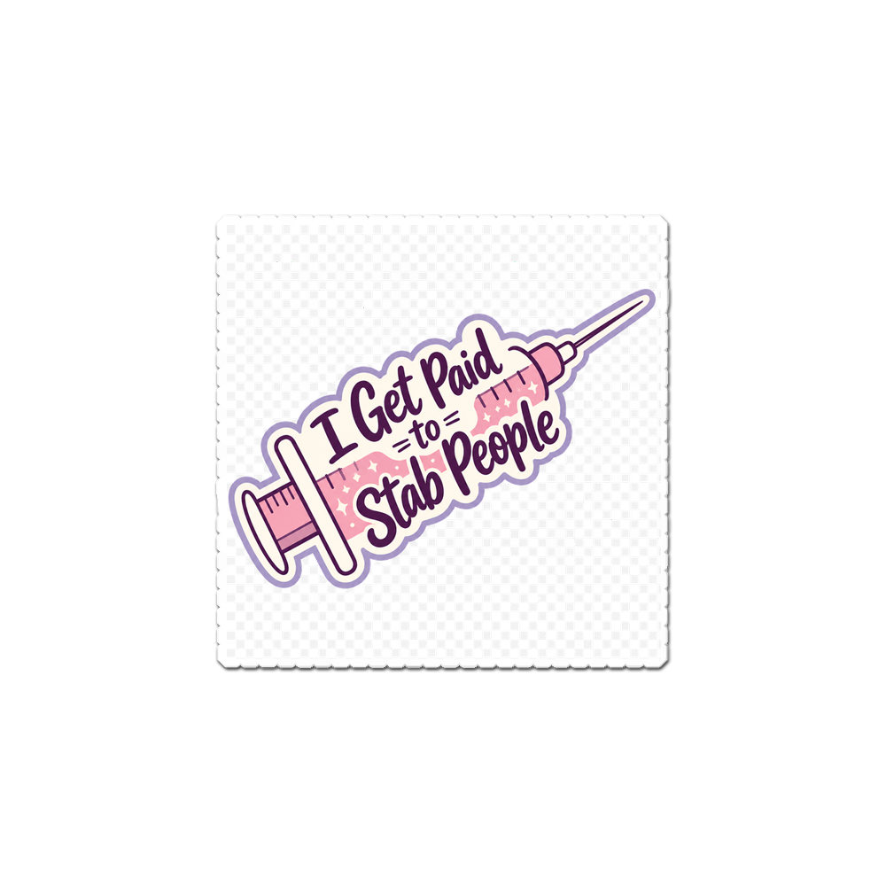 Syringe Sass Warrior Sticker